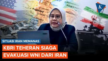 AS-Iran Panas, Kemenlu-KBRI Teheran Siap Evakuasi WNI Jika Kondisi Memburuk