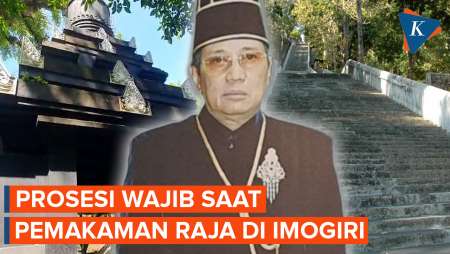 Prosesi Wajib! Jenazah PB XIII Akan Diangkat Lewati 400 Anak Tangga Makam Imogiri