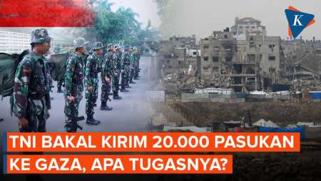 Bukan Perang! TNI Ungkap Tugas 20.000 Prajurit Yang Dikirim Ke Gaza