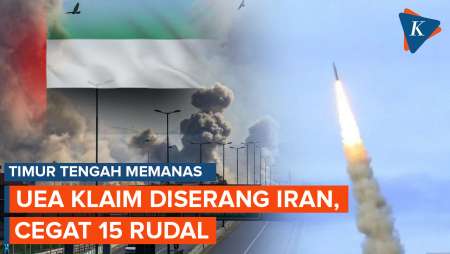 UEA Klaim Diserang Iran Setelah AS Buka Jalur Selat Hormuz, 15 Rudal Dicegat