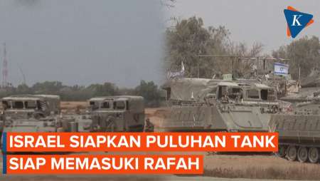 Israel Kumpulkan Tank dan Kendaraan Lapis Baja, Rafah dalam Keadaan Darurat