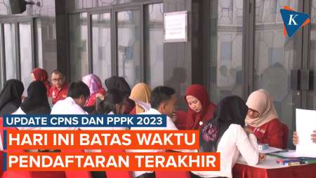 Pendaftaran CPNS dan PPPK 2023 Ditutup Hari Ini Pukul 23.59 WIB