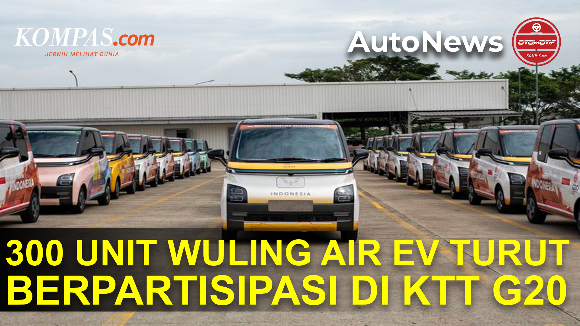 Wuling Serahkan 300 Unit Mobil Listrik untuk KTT G20 Bali