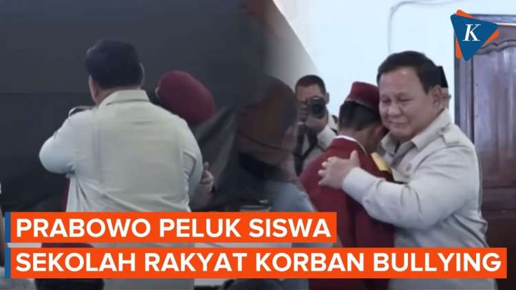 Gila! Prabowo Peluk Korban Bullying: Dulu Diejek, Kini Dapet Pelukan Presiden!