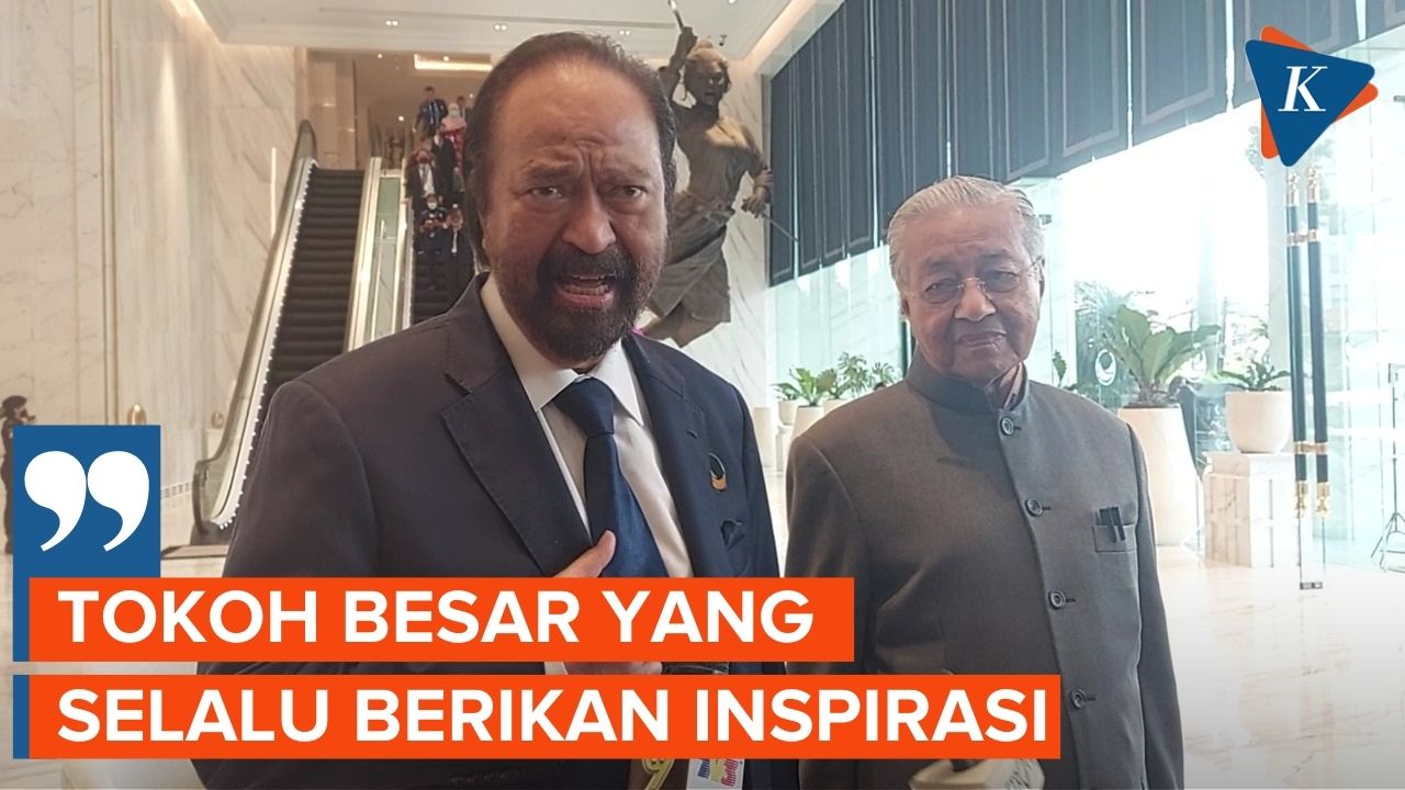 Surya Paloh Sebut Mahathir Mohamad Sosok yang Penuh Inspirasi