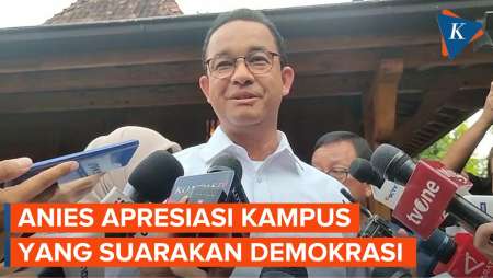 Apresiasi Sivitas Akademika Suarakan Demokrasi, Anies: Negara Ini Dibangun oleh Kaum Intelektual