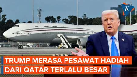 Qatar Berikan Boeing 747-8, Trump Sesalkan Ukurannya Terlalu Besar