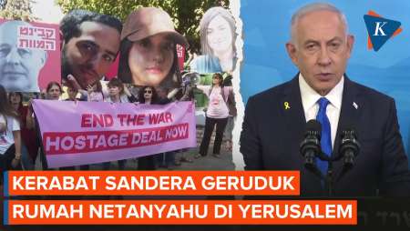 Kerabat Para Sandera Demo di Depan Rumah Netanyahu, Desak Hentikan Perang 