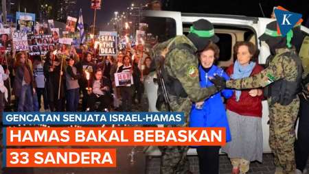 Gencatan Senjata Israel-Hamas, Hanya 33 Sandera Dibebaskan dari Gaza