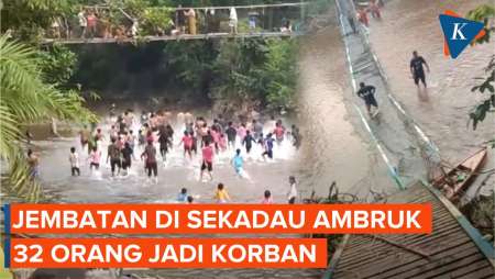 Kronologi Jembatan di Sekadau Ambruk Saat “Agustusan”, 32 Warga Jadi Korban