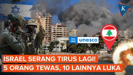 Lagi! Israel Gempur Tirus, Situs Warisan Budaya UNESCO di Lebanon