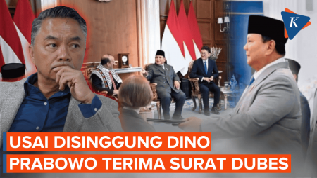Sempat Disinggung Dino Patti Djalal, Prabowo Terima Surat Kepercayaan Dubes Negara Sahabat