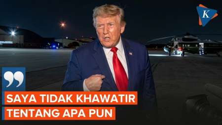 Pernyataan Trump soal Diselundupkan Pakai Truk Katering gara-gara Ancaman Iran