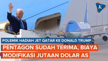 Sah! Pentagon Terima Hadiah Jet Mewah Qatar Jadi Pesawat Kepresidenan Trump