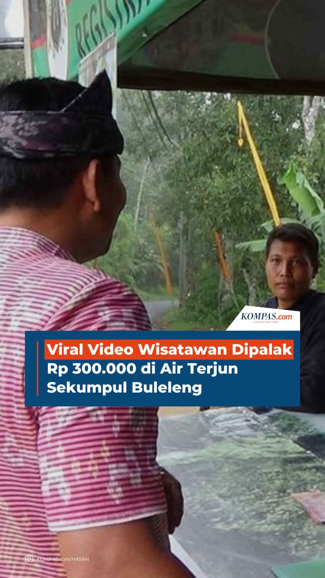 WNA Lakukan Atraksi Berbahaya di Air Terjun Sekumpul, Videonya Jadi Viral