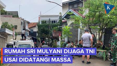 Kondisi Rumah Sri Mulyani Usai Didatangi Massa, Kini Dijaga TNI