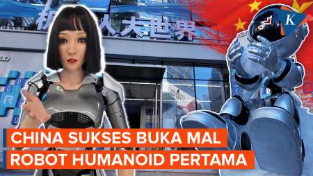 China Buka Mal Robot Humanoid, Lebih Dari 100 Jenis Dipamerkan