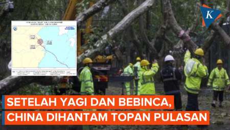 Setelah Yagi dan Bebinca, Kini China Dihantam Topan Pulasan