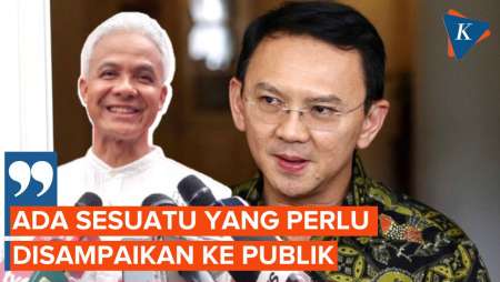 Respons Ganjar soal Pernyataan Keras Ahok ke Jokowi: Beliau Ingin Membantu Saya