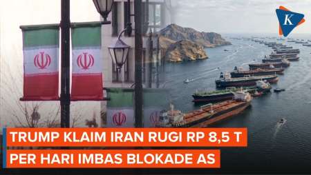 Trump: Iran Rugi Rp 8,5 T Per Hari Karena Blokade AS