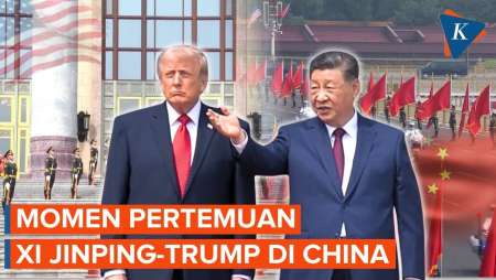 Xi Jinping Sambut Trump Di Beijing, 21 Tembakan Salvo Terdengar