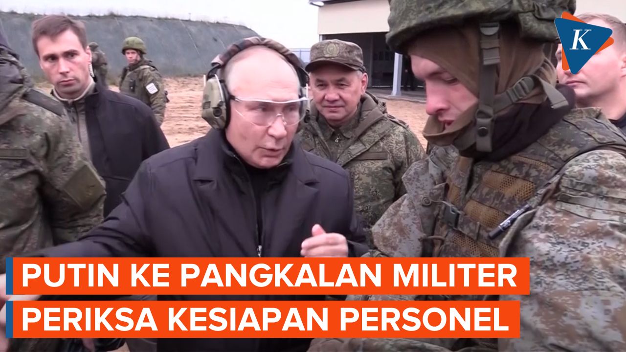 Putin Tinjau Langsung Latihan Militer Tentara Hasil Mobilisasi Parsial