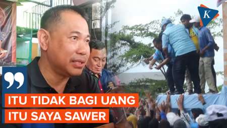 Ketua Gerindra Parepare Akui Bagi-bagi Uang lewat Saweran Saat Kampanye Prabowo-Gibran