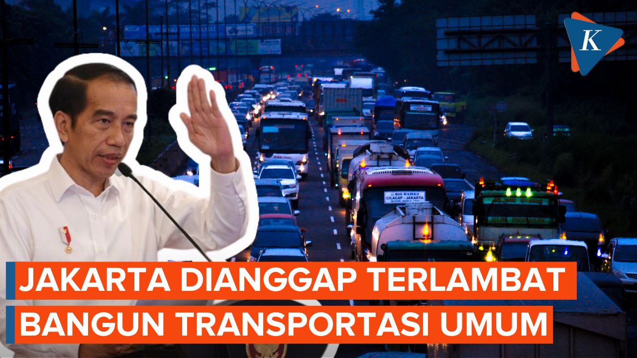 Jokowi: Jakarta Terlambat 30 Tahun Bangun Transportasi Umum