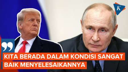 Respons Trump Usai Putin Terima Usulan Gencatan Senjata Rusia-Ukraina