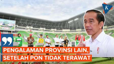 Resmikan Stadion Sumut Rp 587 M, Ini Pesan Jokowi