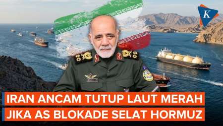 Iran Ancam Tutup Laut Merah jika AS Blokade Selat Hormuz