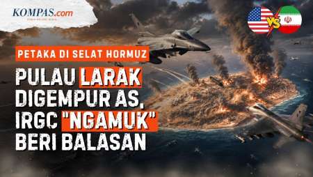 Perang Iran Vs AS: Washington Gempur Pulau Larak, Teheran Langsung "Tersengat", IRGC Hantam Yordania