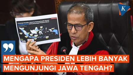 [FULL] Hakim Saldi Isra Bertanya soal Jokowi yang Sering ke Jateng Sebelum Pemilu