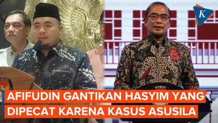 Afifudin Resmi Jadi Plt Ketua KPU Gantikan Hasyim Asy’ari yang Dipecat karena Kasus Asusila