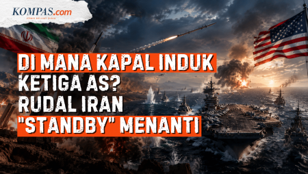Rudal-Drone Iran Posisi "Standby": Misteri Posisi Kapal Induk Ketiga, AS Masih Pakai Cara Lama?