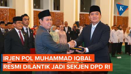 Irjen Polisi Muhammad Iqbal Resmi Dilantik Jadi Sekjen DPD RI