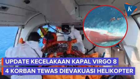 22 Korban Selamat KM Virgo 8 Tiba Di Banjarmasin, 4 Jenazah Dievakuasi Helikopter