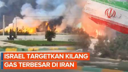 Saling Balas! Rudal Israel Hantam South Pars, Kilang Gas Alam Terbesar di Iran