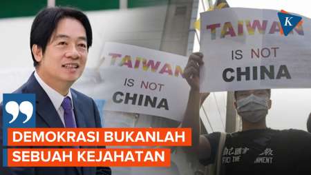 China Ancam Hukum Mati Separatis, Presiden Taiwan: Demokrasi Bukan Kejahatan