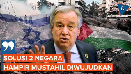 Israel Terus Bombardir Gaza, PBB: Solusi 2 Negara Hampir Mustahil Terwujud