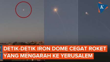 Sirine Iron Dome Meraung di Yerusalem, Pertama Kali Usai Serangan 