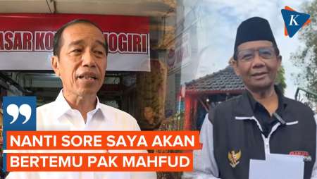 Jokowi Pastikan Bertemu Mahfud Kamis 1 Februari 2024