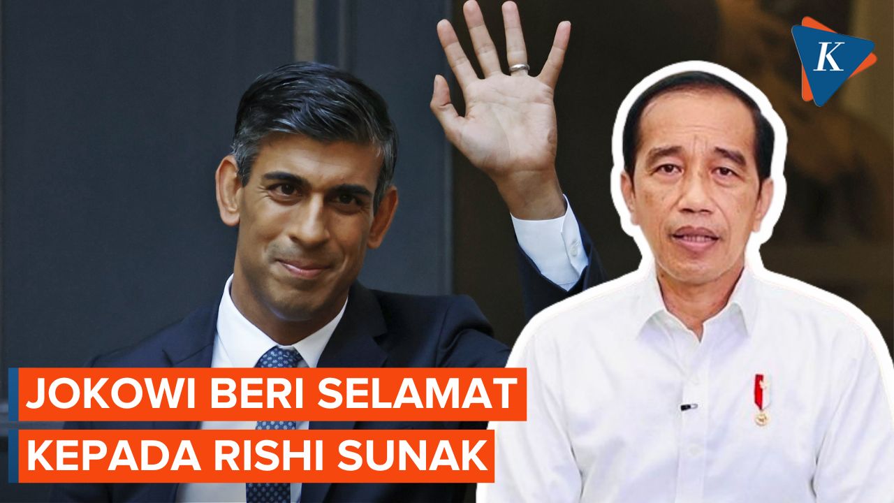 Jokowi Beri Selamat Rishi Sunak, PM Inggris yang Baru