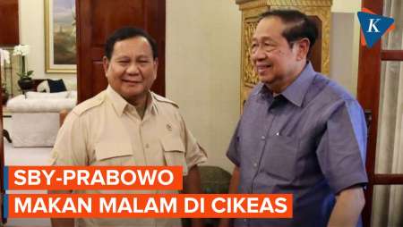 AHY Ungkap SBY Makan Malam dengan Prabowo di Cikeas