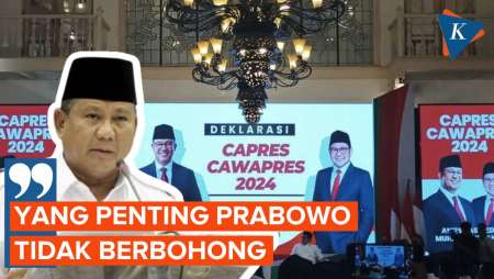 Prabowo: Saya Boleh Dikhianati, yang Penting Jangan Berkhianat