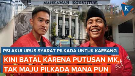 PSI Akui Urus Persyaratan Pilkada untuk Kaesang, Batal karena Putusan MK