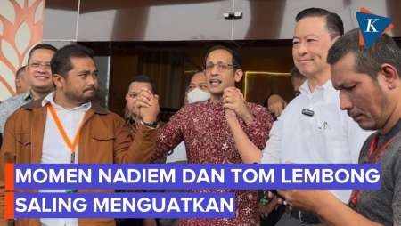 Tom Lembong Hadiri Sidang Nadiem, Menilai Hakim Tertekan