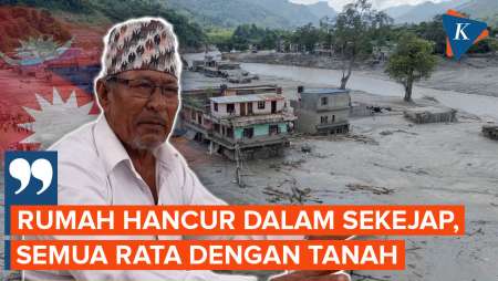 Warga Nepal Ceritakan Detik-detik Terjadinya Banjir Bandang, Rumah Hancur dalam Sekejap