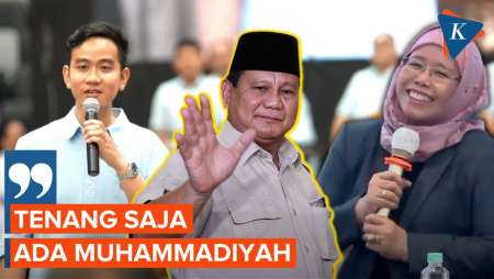 Penuh Gelak Tawa, Prabowo: Tenang Saja, Ada Muhammadiyah