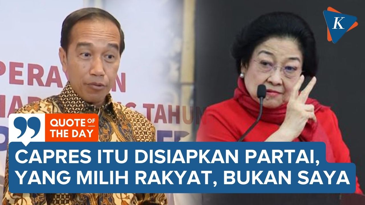 Respons Jokowi Saat Ditanya Akankah Pilihan Capresnya Sama dengan Megawati